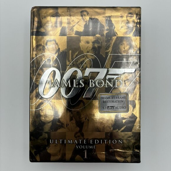 James Bond Ultimate Edition - Vol. 1 (DVD, 2009, 10-Disc Set) New Sealed in Box - Picture 1 of 7